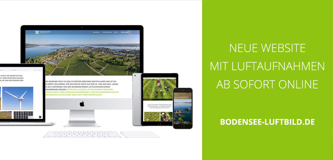 Neue Website Bodensee Luftbild online